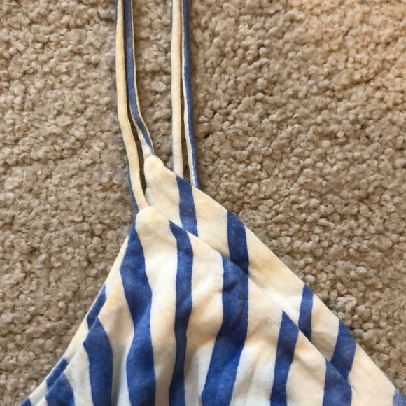 Blue & white J.Crew top - Picture 3 of 5